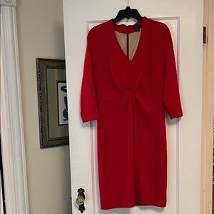 Flattering Red Dress w/Built in Shapewear!